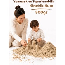 Heroes Kinetik Kum 500 Gr Eğlenceli ve Eğitici Özellikleriyle Yumuşak Oyun Hamuru