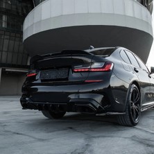 TMZ Garage Bmw 3 Serisi G20 M Paket 2018-2022 Arka Difüzör & Flap Seti | Agresif Tampon Altı Paket