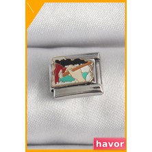 Havor Paslanmaz Çelik Fırça Işlemeli Bileklik Aksesuarı
