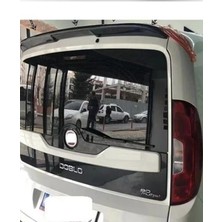 TMZ Garage Fiat Doblo 2015+ Piano Black Arka Spoiler | Bagaj Üstü Spoiler – Parlak Siyah