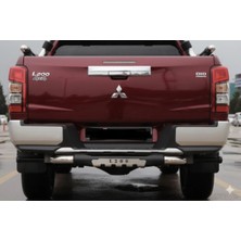TMZ Garage 2007-2022 Mitsubishi L200 Arka Tampon Koruma Demiri Krom