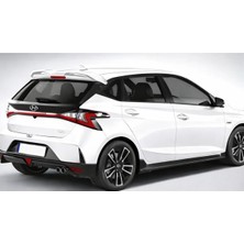 TMZ Garage 2020+ Hyundai I20 Yarasa Spoiler Plastik Beyaz Boyalı | Sportif Tasarım | Birebir Uyum