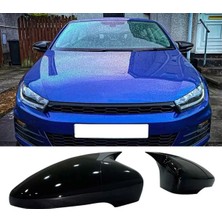 TMZ Garage 2008-2017 Volkswagen Scirocco Batman Yarasa Ayna Kapağı Piano Black
