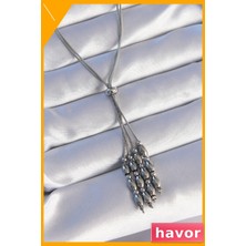 Havor Ayarlanabilir Zincir Uzunluğu Paslanmaz Kolye