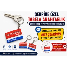 YSN Sounds Şehir Tabelası Anahtarlık , Kişiye Özel - Hediyelik Şehir Isimli Plakalı Araç Anahtarlık - Tabela Anahtarlık