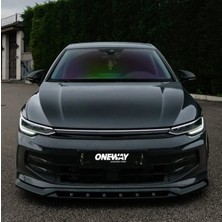 TMZ Garage Volkswagen Golf 8.5 Ön Lip Standart Paket (Life, Impression, Style) Piano Black Abs Tampon Altı Ön Lip