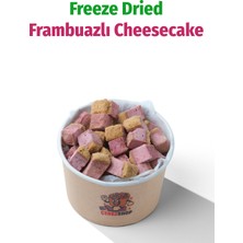 ÇITLAT ÇEREZ SHOP Freeze Dried Frambuazlı Cheesecake – Kurutulmuş Çıtır Cheesecake Küpleri, Tatlı Küpleri Atıştırmalık