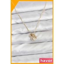 Havor Minimalist Pirinç Kolye Kadın Aksesuarı