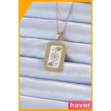 Havor Kararmaz Paslanmaz Çelik Tarot Kolye Zirkon Taşlı Göz Figür