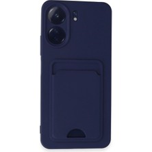 Asil Acar Home Xiaomi Redmi 13c Kılıf Kelvin Kartvizitli Silikon - Lacivert