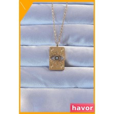 Havor Vintage Tasarım Nazarlık Kolye 45CM Uzunluk