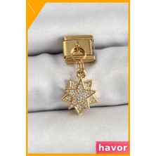 Havor Paslanmaz Çelik Yıldız Desenli Charm Bileklik Aksesuarı