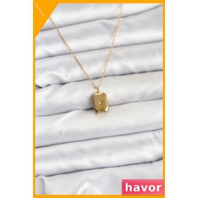 Havor Minimal Yıldız Tasarımı Paslanmaz Çelik Kadın Kolyesi