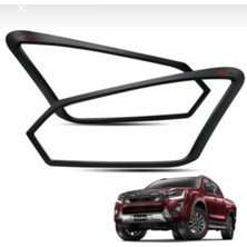 TMZ Garage 2015+İSUZU D-Max Far Koruma Çerçevesi Siyah