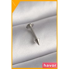 Havor Paslanmaz 316L Çelik Piercing Çivisi 8mm Uzunluk