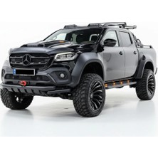 TMZ Garage 2017 ve Üzeri Mercedes x Class Jumbo Çamurluk Kaplama Kabartma Koruma Seti Çift Depo