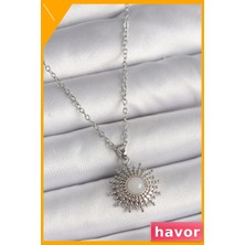 Havor Paslanmaz Çelik Kadın Kolyesi 45CM Zincir Uzunluğu