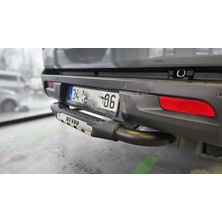 TMZ Garage Ssangyong Musso Arka Tampon Koruma Demiri 2018+ Uyumlu | Siyah | Pickup Aksesuar