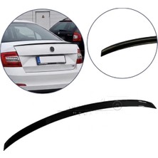 TMZ Garage 2013-2019 Skoda Octavia Arka Bagaj Spoiler Piano Black