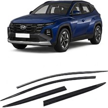 TMZ Garage 2021+ Hyundai Tucson Cam Rüzgarlığı Parlak Siyah