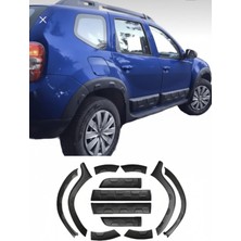 TMZ Garage 2010-2017 Dacia Duster Damalı Dodik Kapı Kaplama Kabartma Seti 12 Parça Damalı