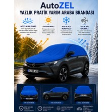 Autozel Alfa Romeo 145 Uyumlu Yazlık Pratik Yarım Araba Brandası | Uv Korumalı | Nefes Alan Kumaş