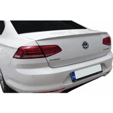 TMZ Garage Volkswagen Passat B8 Geniş Spoiler | Boyalı Beyaz Bagaj Üstü Spoiler – Arka Üst Spoiler