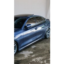 TMZ Garage Bmw 3 Serisi G20 2018-2022 Yan Marşpiyel Sportline Uyumlu Piano Black Abs Yan Etek