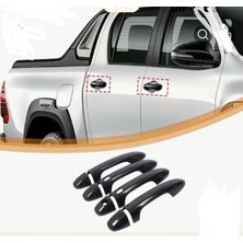 TMZ Garage 2016-2023 Toyota Hilux Revo Karbon Kapı Kolu Kaplama Ithal