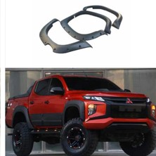 TMZ Garage Mitsubishi L200 2019+ Dodik Seti | Mat Siyah Çamurluk Dodik / Fender Flare – Siyah