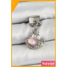 Havor Paslanmaz Çelik Istiridye Tasarımlı Bileklik Aksesuarı
