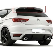 TMZ Garage Seat Leon 2013+ Arka Spoiler | Plastik Boyalı Beyaz Bagaj Üstü Spoiler – Arka Üst Spoiler
