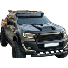 TMZ Garage Ford Ranger 2012-2021 Kaput Kaplama | Piano Black (Parlak Siyah) Kaput Üstü Kaplama – Siyah