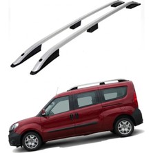 TMZ Garage 2010-2021 Fiat Doblo Maxi Uzun Port Bagaj Tavan Çıtası Gri