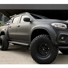 TMZ Garage 2017+ Mercedes x Class Çamurluk Dodik Kaplama Kabartma Koruma Seti (Vida Görünümlü)