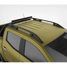 TMZ Garage Toyota Hilux Revo 2015+ Falcon Tavan Çıtası Seti (Sağ-Sol) | Siyah Tavan Çıtası / Roof Rail
