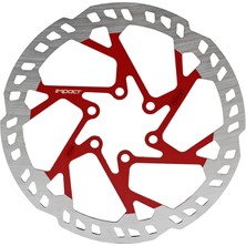 Heugers Impact 21K 160MM 6 Vida Kalın (2.3mm) Kırmızı Fren Rotoru - Elektrikli, Dağ ve Enduro Bisikleti Uyumlu