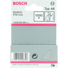 Bosch Zımba Çivisi 14MM Sert Çelikten Üretilmiş Uzun Ömürlü Kullanım İçin