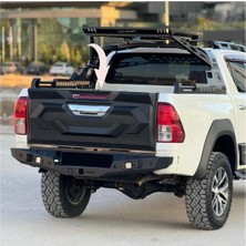 TMZ Garage 2015+TOYOTA Hilux Arka Bagaj Kaplama Kabartma Koruma Mat Siyah