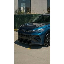 TMZ Garage Volkswagen Tiguan R-Line 2024+ Uyumlu Ön Lip | Premium Ön Tampon Eki | Sportif Oem Görünüm
