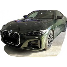 TMZ Garage 2020+BMW 4 Serisi G22 Yarasa Ayna Kapak Parlak Siyah