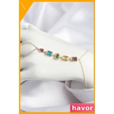 Havor Zirkon Taşlı Pirinç Şahmeran Figürlü Kadın Aksesuarı