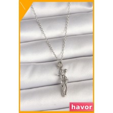Havor Paslanmaz Çelik Kadın Zincir Kolye 45CM Uzunluk