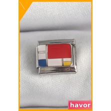 Havor Karışık Renk Portre Charm Bileklik Aksesuarı