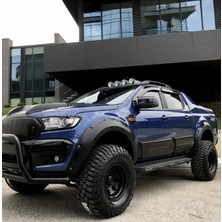 TMZ Garage 2012–2022 Ford Ranger T6 T7 T8 Vida Görünümlü Çamurluk Dodik Seti – Mat Siyah