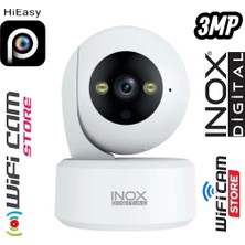 Wificam Inox X108 Iç Ortam 3mp Wifi Akıllı Güvenlik Kamerası