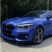 TMZ Garage Bmw 1 Serisi F20 F21 2015-2019 M Paket Ön Lip Piano Black Ön Tampon Eki