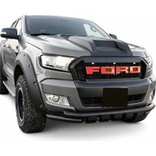 TMZ Garage Ford Ranger T6 T7 T8 2012-2022 Shark Ön Tampon Koruma Demiri Siyah Off-Road Ön Koruma Barı