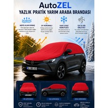 Autozel Audi A5 Sportback Uyumlu Yazlık Pratik Yarım Araba Brandası | Uv Korumalı | Nefes Alan Kumaş