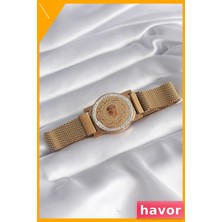 Havor Mıknatıslı Zirkon Taşlı Kadın Bileklik 316L Çelik